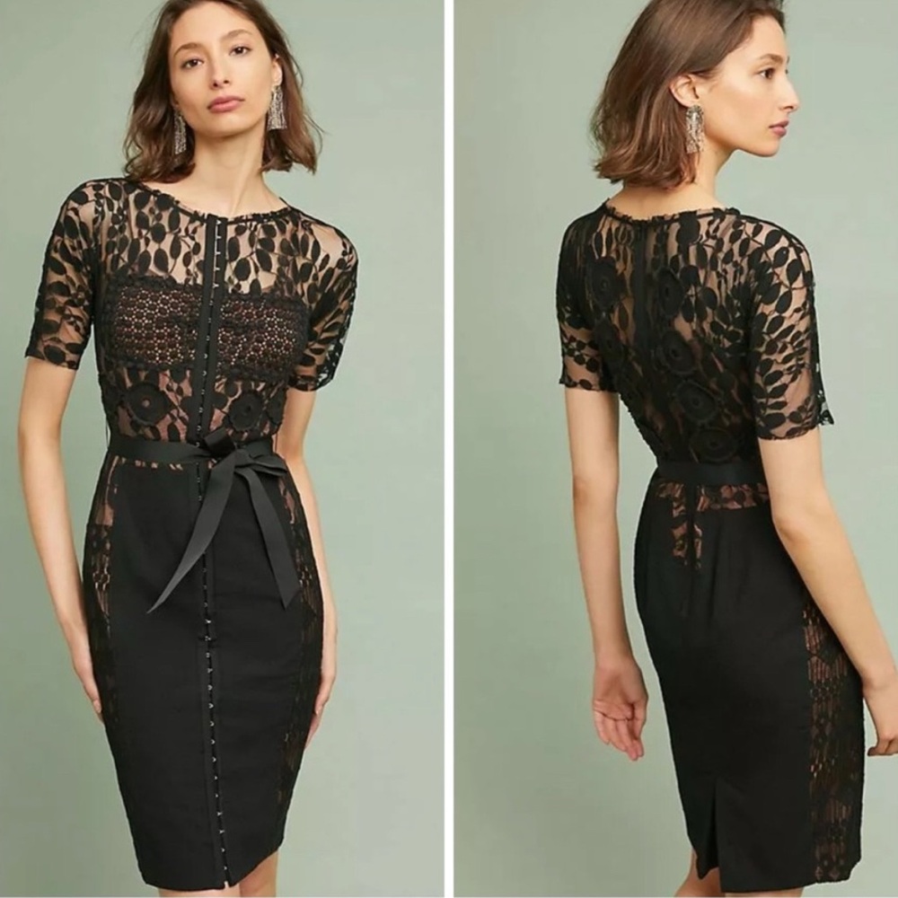 Beguile Byron Lars Black Lace Dress